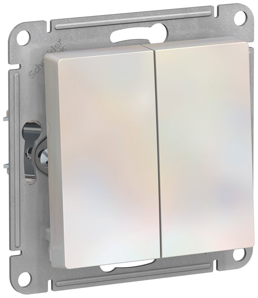 Выключатель клавишный Systeme electric ATN000451, жемчуг купить,NaN