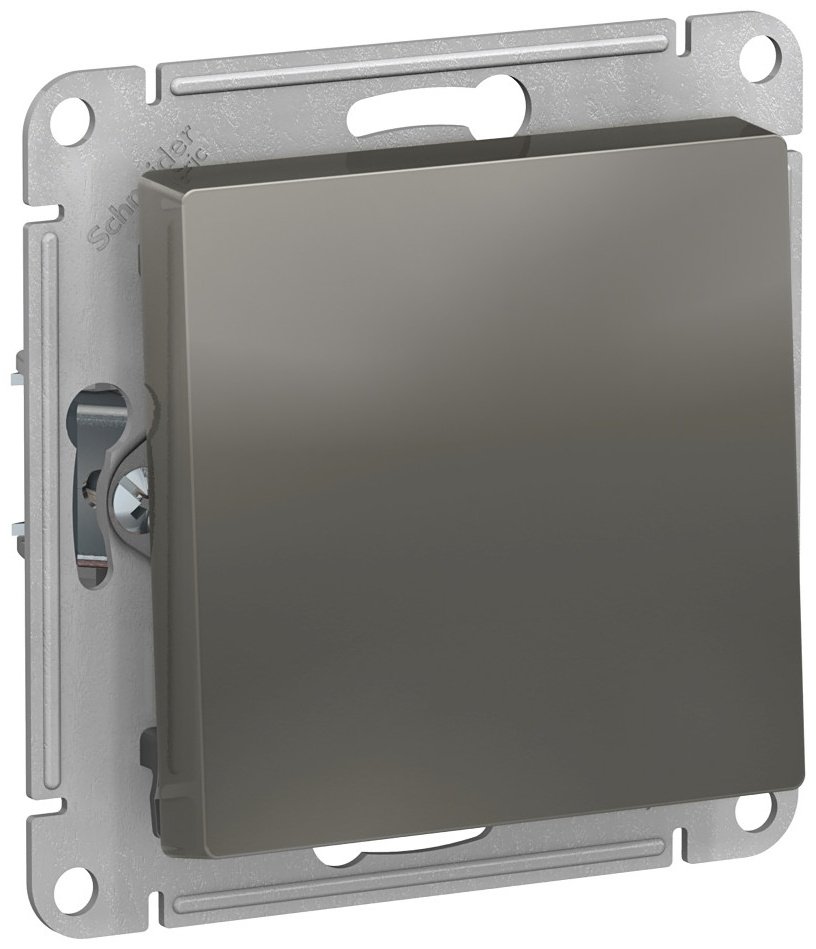 Выключатель клавишный Systeme electric ATN000911, сталь купить,NaN