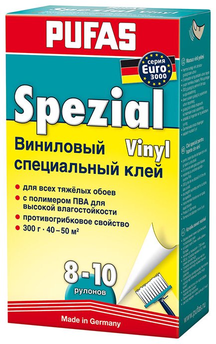 Клей обойный PUFAS Spezial Vinyl, 300 г купить,NaN