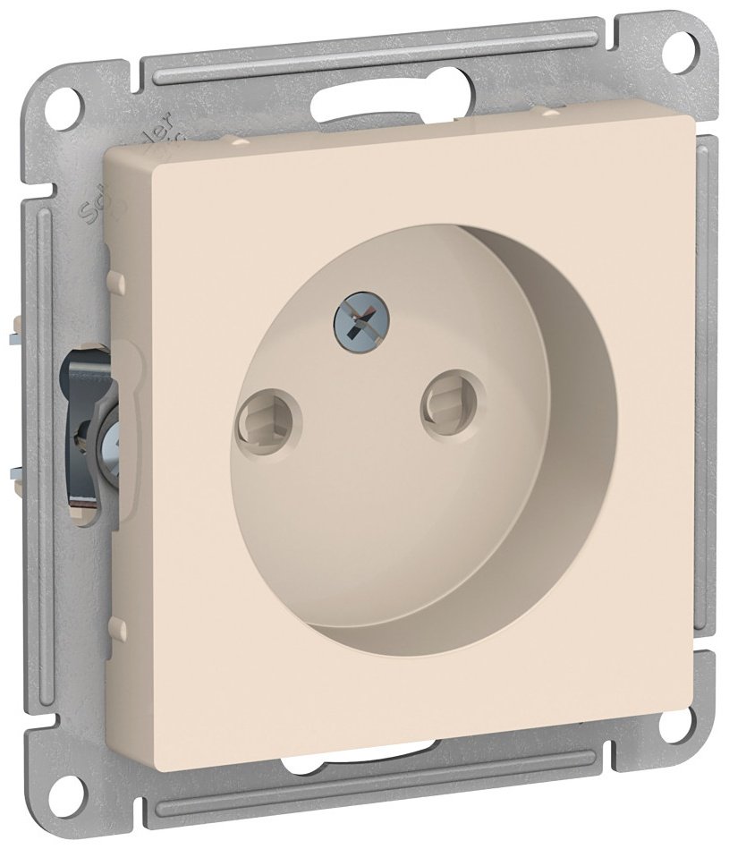 Systeme electric встраиваемая СП AtlasDesign ATN000249, электрический цвет бежевый купить,NaN