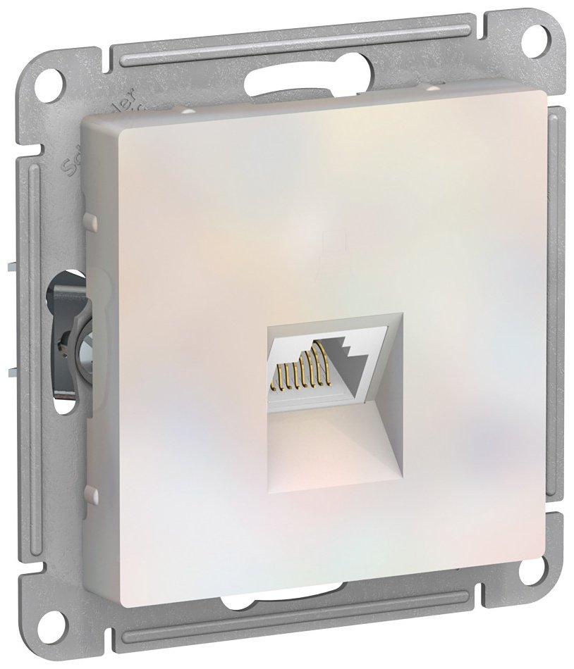 Компьютерная розетка (RJ45) Systeme electric ATN000483, жемчужный купить,NaN