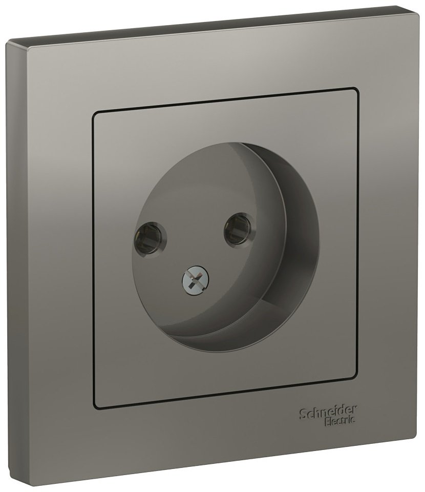 Розетка Systeme electric ATN000940, сталь купить,NaN