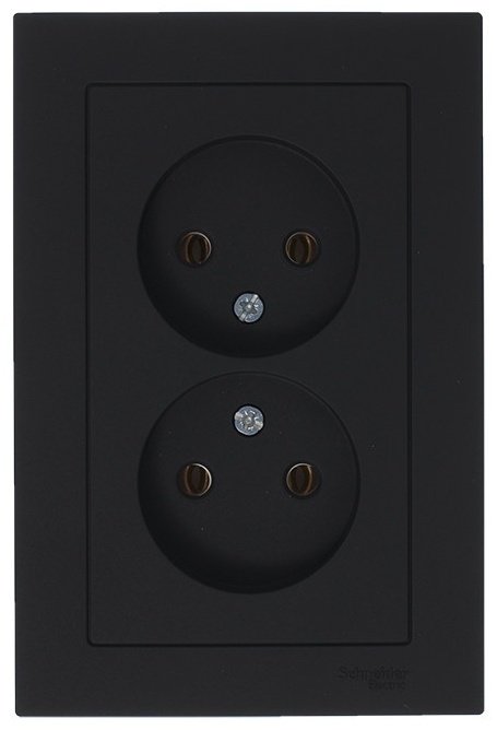 Розетка Systeme electric ATN001020, карбон купить,NaN