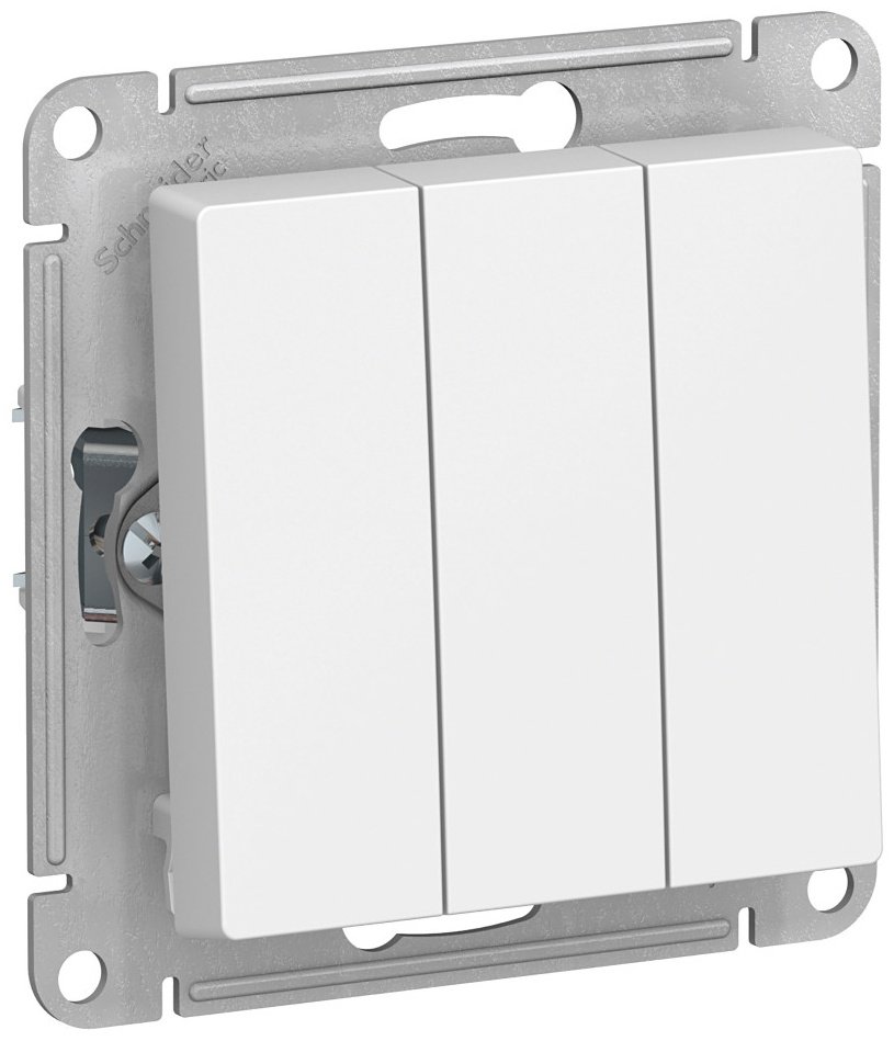 Выключатель клавишный Systeme electric ATN000131, белый купить,NaN