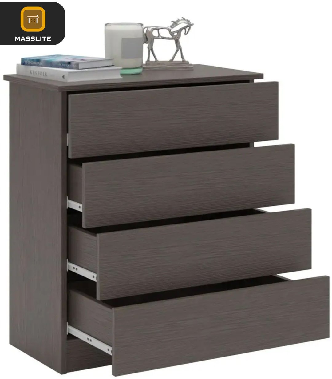 Комод MassLite ZHM-000060, 61.40x32.20x79.4 см, темно-коричневый купить,NaN
