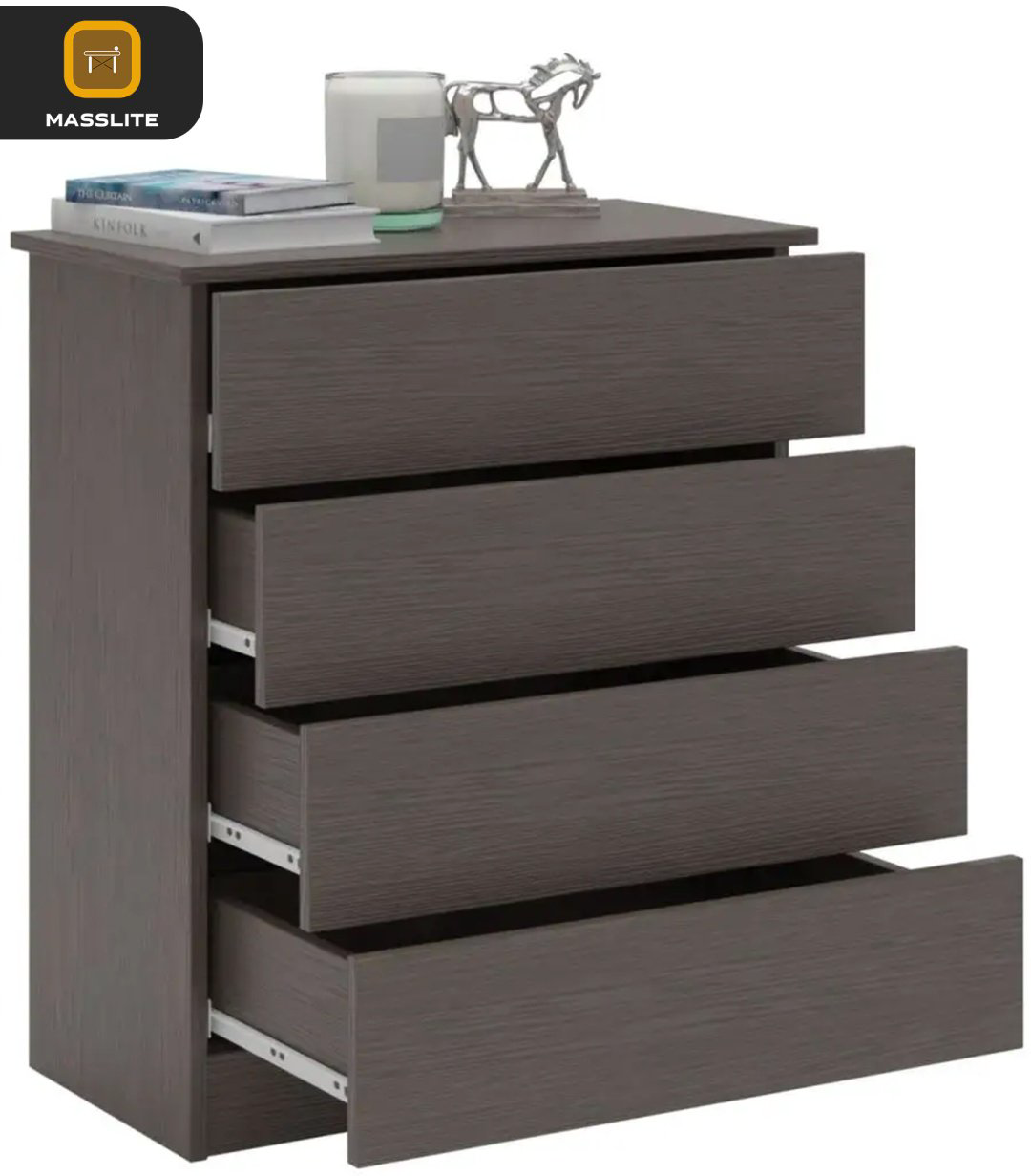 Комод MassLite ZHM-000060, 61.40x32.20x79.4 см, темно-коричневый купить,NaN