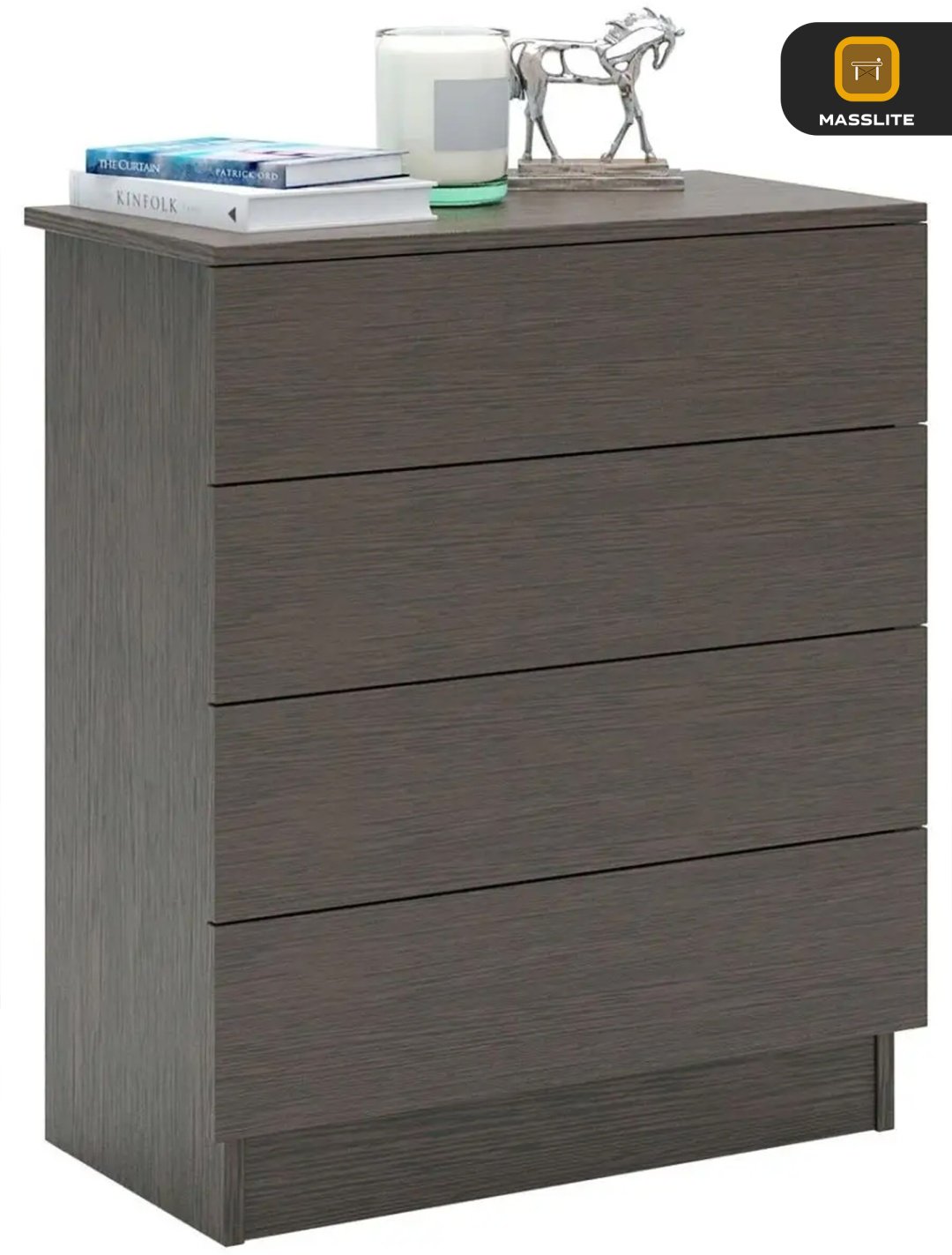 Комод MassLite ZHM-000060, 61.40x32.20x79.4 см, темно-коричневый купить,NaN