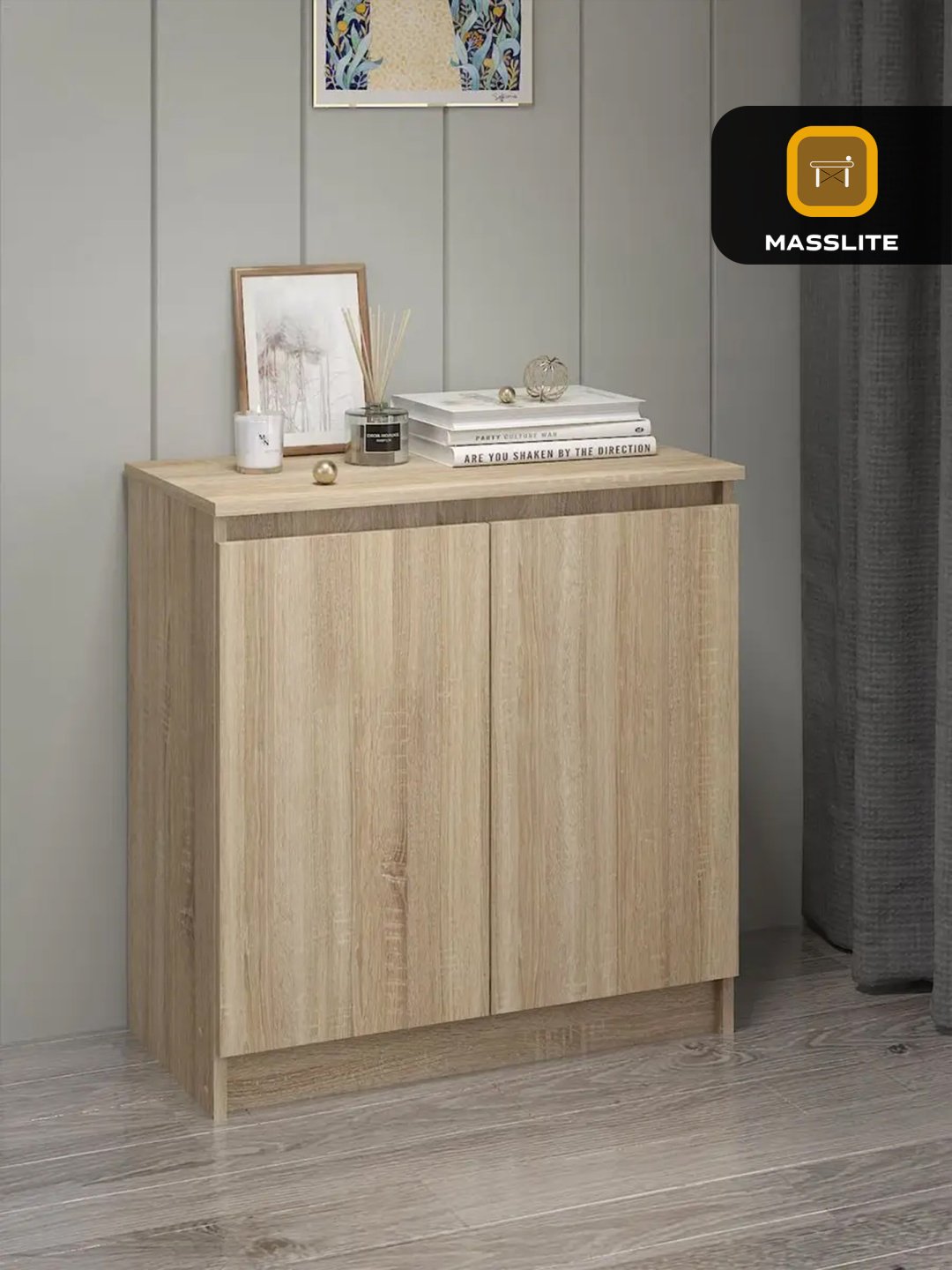 Комод MassLite DD-000931, 70x36x73 см, светло-коричневый купить,NaN