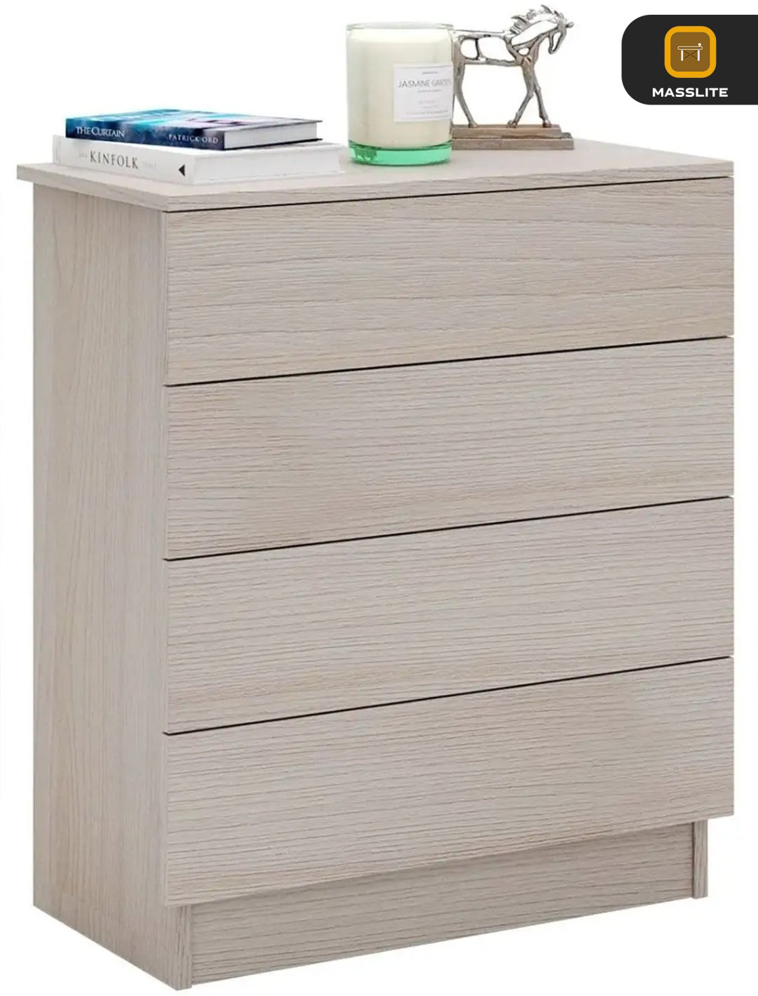 Комод MassLite ZHM-000057, 61.40x32.20x79.4 см, бежевый купить,NaN