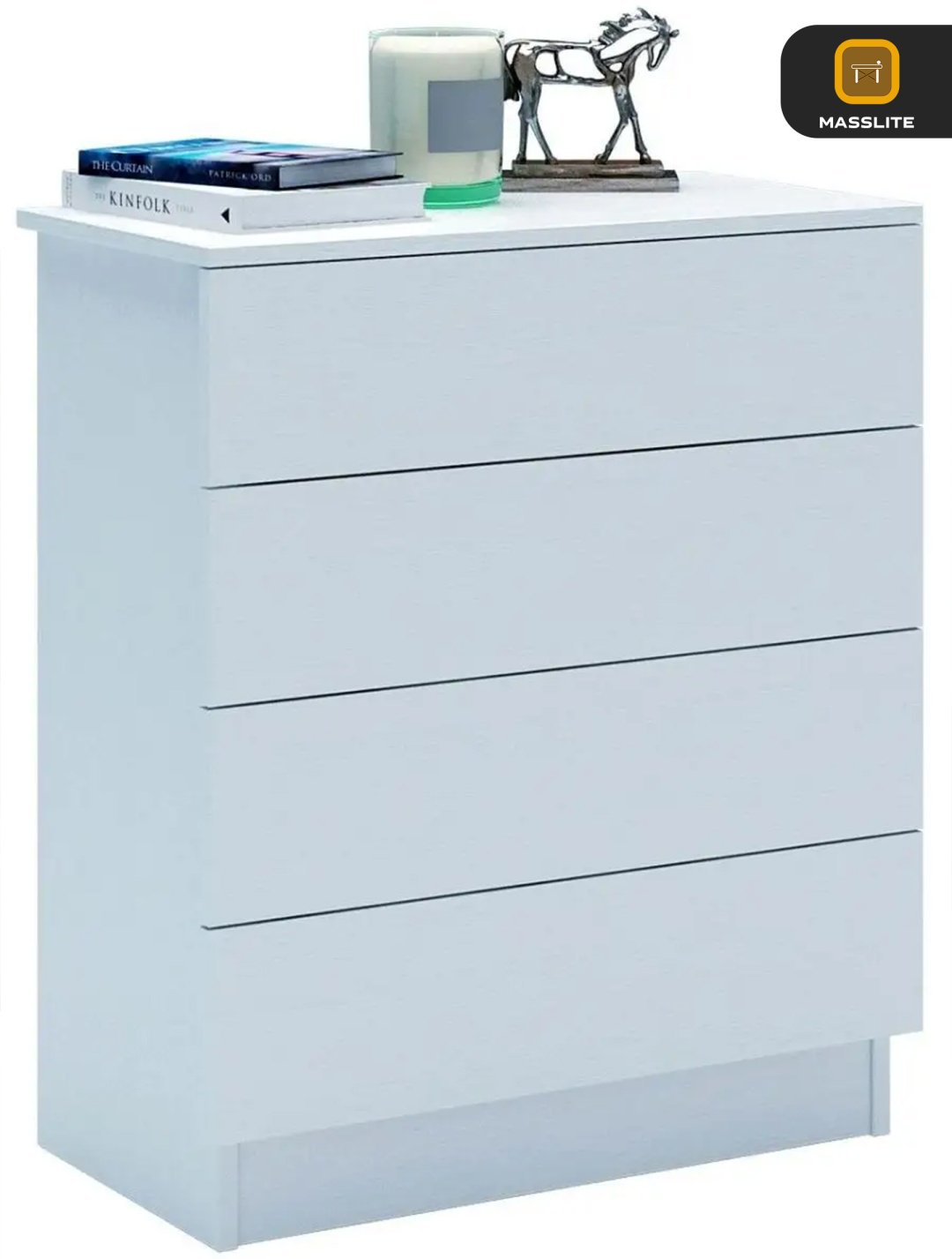Комод MassLite ZHM-000063, 61.40x32.20x79.4 см, белый купить,NaN