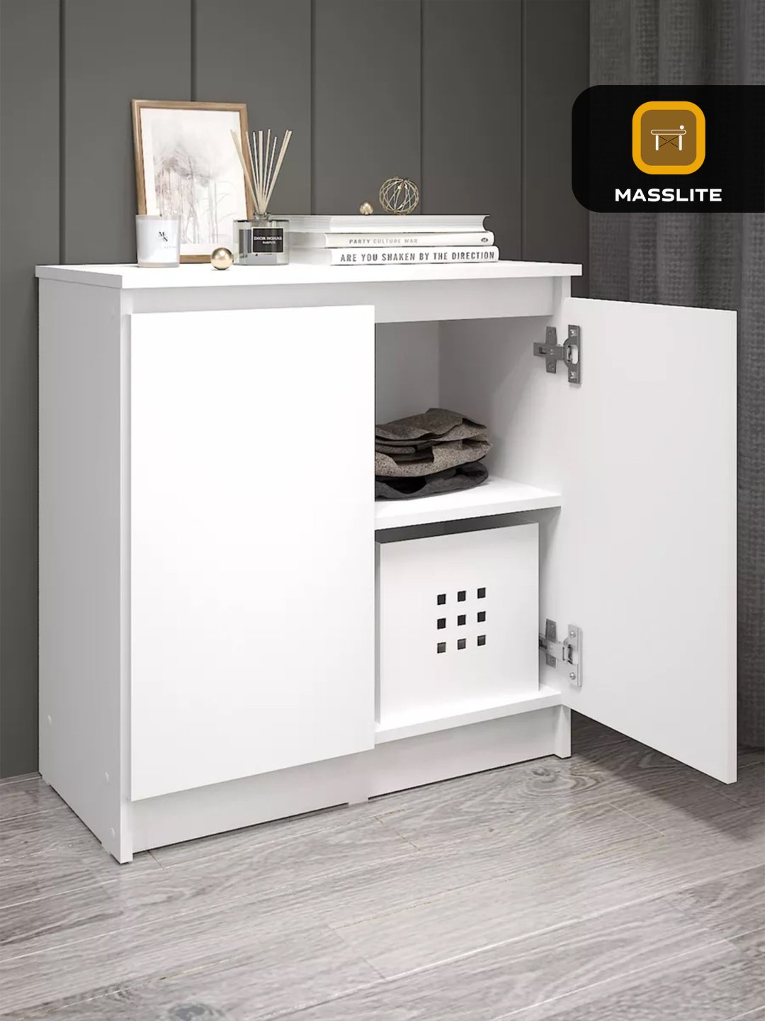 Комод MassLite DD-000936, 70x36x73 см, белый купить,NaN
