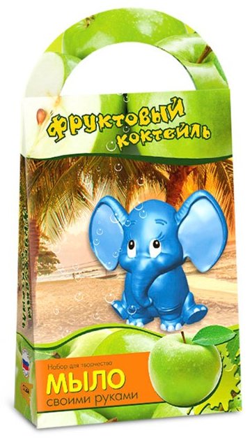Развивашки Мыло Фруктовый коктейль с формочкой Слоник С0204 купить,NaN