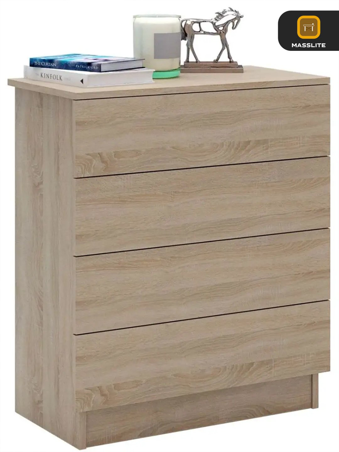 Комод MassLite ZHM-000062, 61.40x32.20x79.4 см, бежевый купить,NaN
