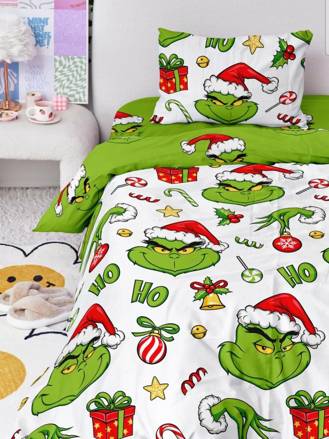 Комплект Crazy Getup Movie 1.5-спальный поплин, 1 наволочка: 70x70 см