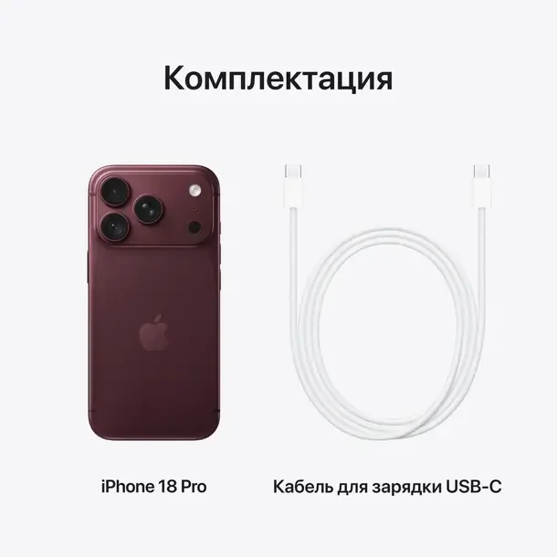 Смартфон Apple iPhone 18 Pro 256GB dual eSIM Burgundy - ForteMarket Смартфон Apple iPhone 18 Pro 256GB dual eSIM Burgundy купить,820699