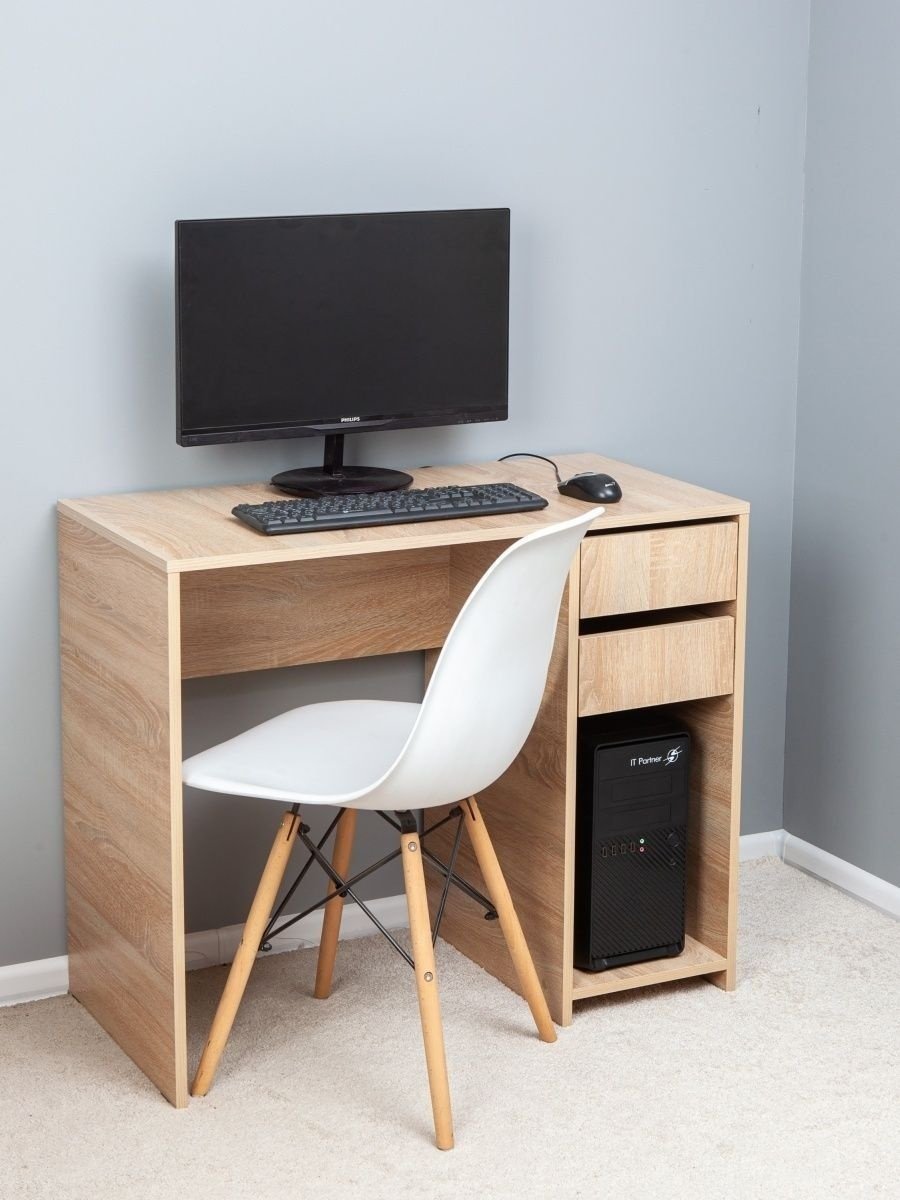 Стол письменный Letta 28185603, 90х45x75 см, бежевый купить,NaN