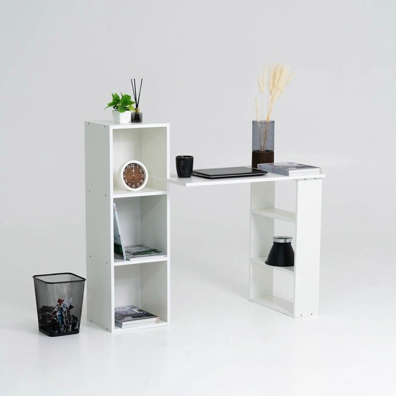 Стол компьютерный ZETA СТК 1, 113х49x102 см, белый купить,NaN