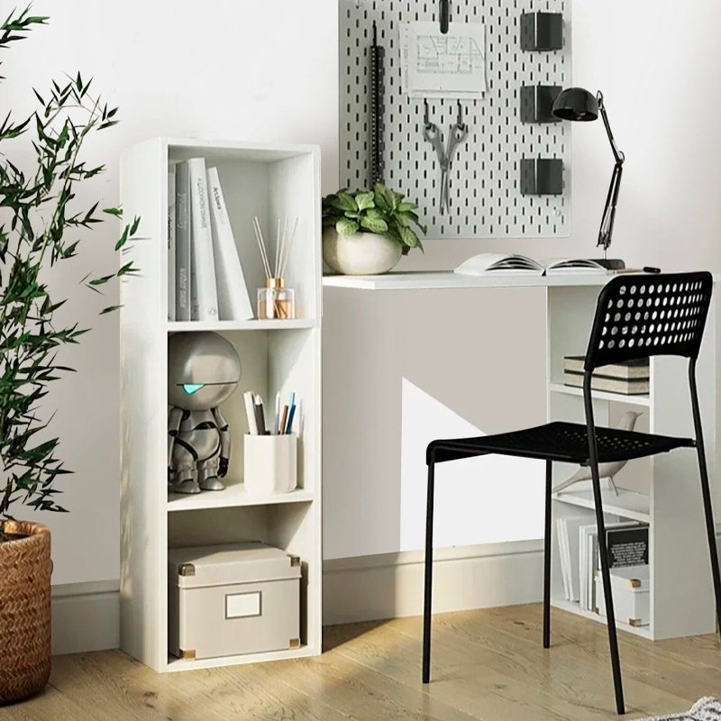 Стол компьютерный ZETA СТК 1, 113х49x102 см, белый купить,NaN
