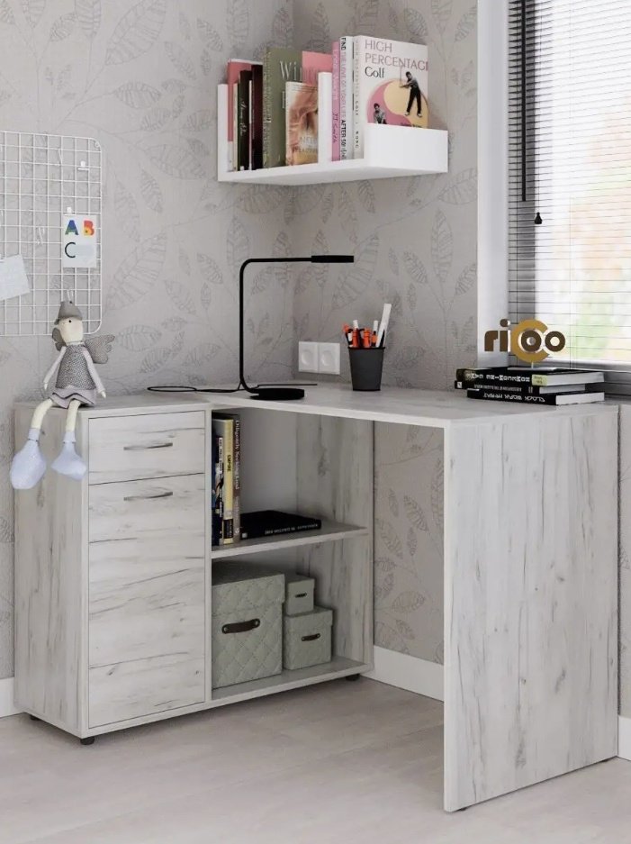 Стол компьютерный Ricco, 115х50x73 см, бежевый купить,NaN