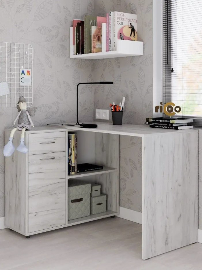 Стол компьютерный Ricco, 115х50x73 см, бежевый купить,NaN