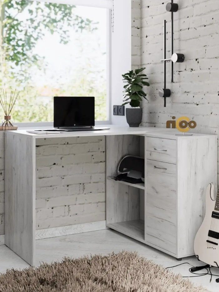 Стол компьютерный Ricco, 115х50x73 см, бежевый купить,NaN