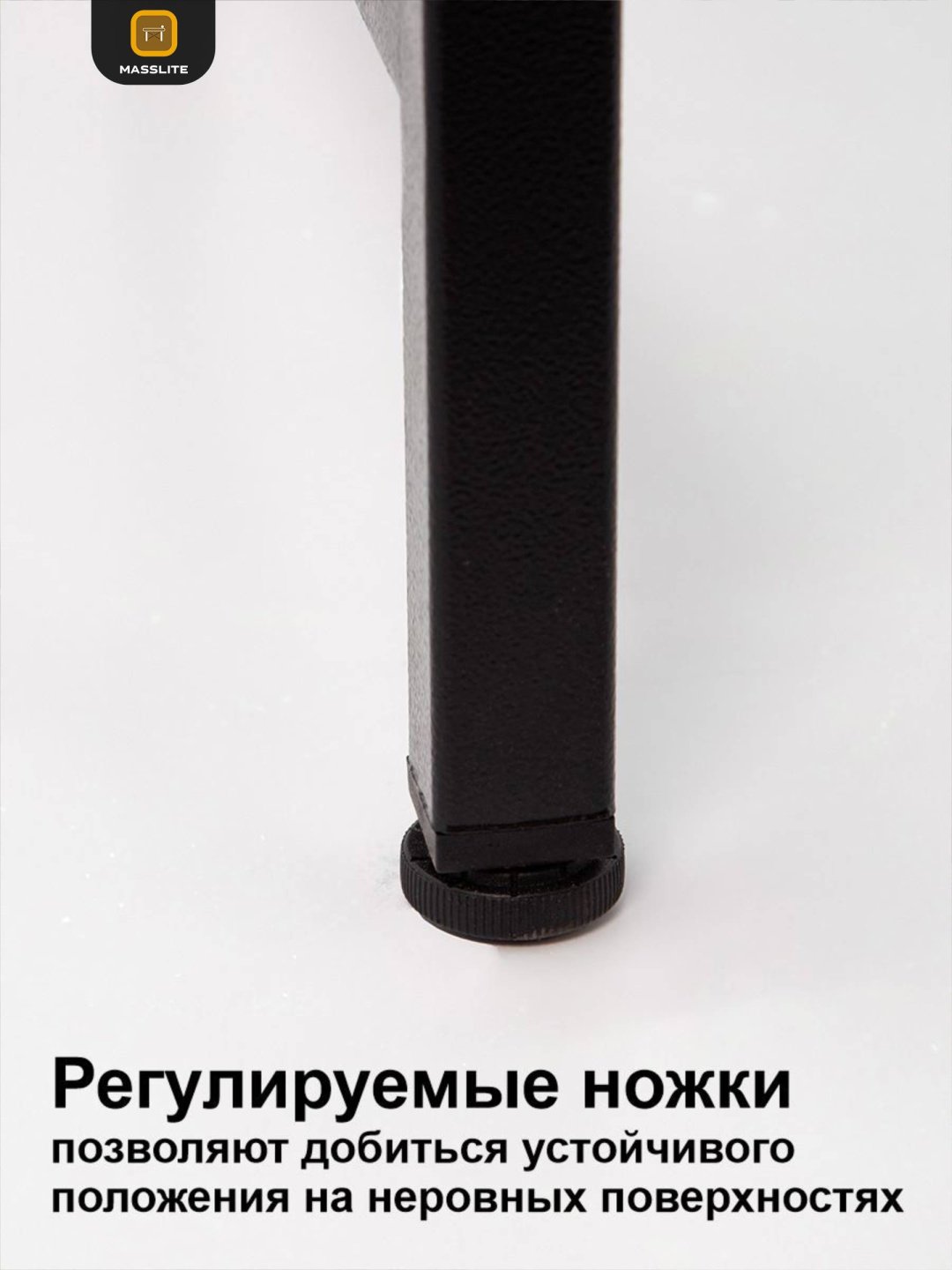 Стол письменный MassLite АМ-1000288, 86х60x88 см, черный купить,NaN
