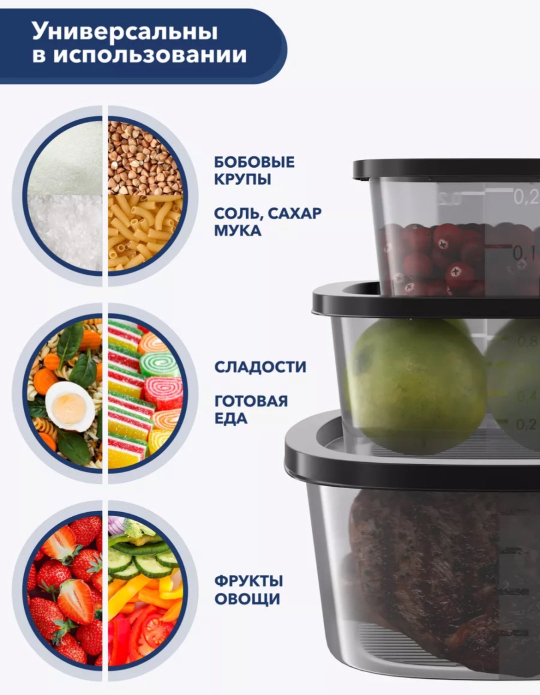 Набор контейнеров ModelBL 20 шт, пластик, полипропилен купить,NaN