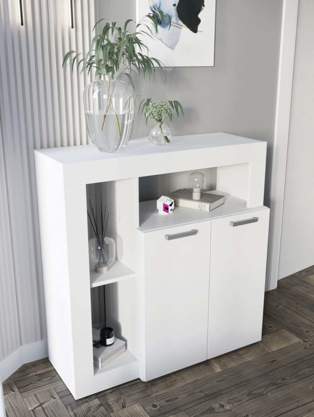 Комод Letta City, 88x32x91 см, белый купить,NaN
