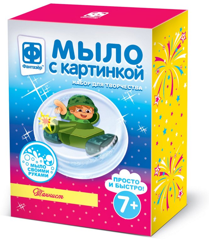 Фантазер 981030 Мыло с картинкой Танкист купить,NaN