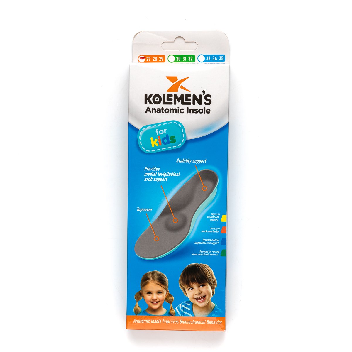 Ортопедическая стелька Icemen 159 KIDS 33-35