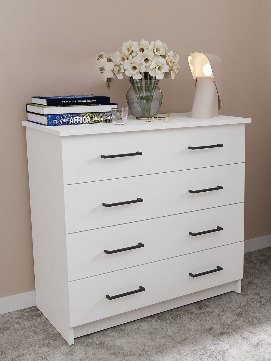 Комод Letta, 75x39.20x72 см, белый купить,NaN