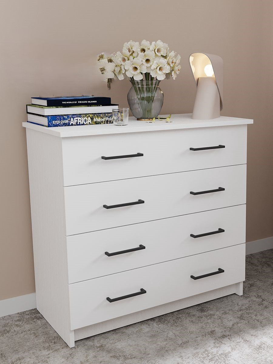 Комод Letta, 75x39.20x72 см, белый купить,NaN