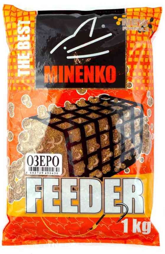 Прикормка Minenko Feeder Озеро 1000гр купить,NaN