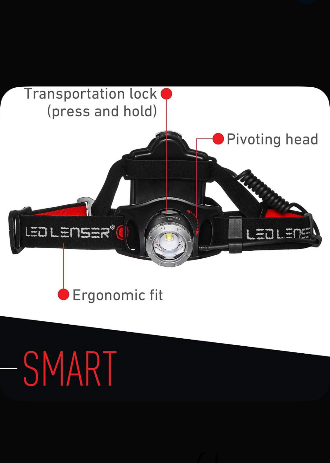 Фонарь Ledlenser 4029113729802 налобный черный купить,NaN