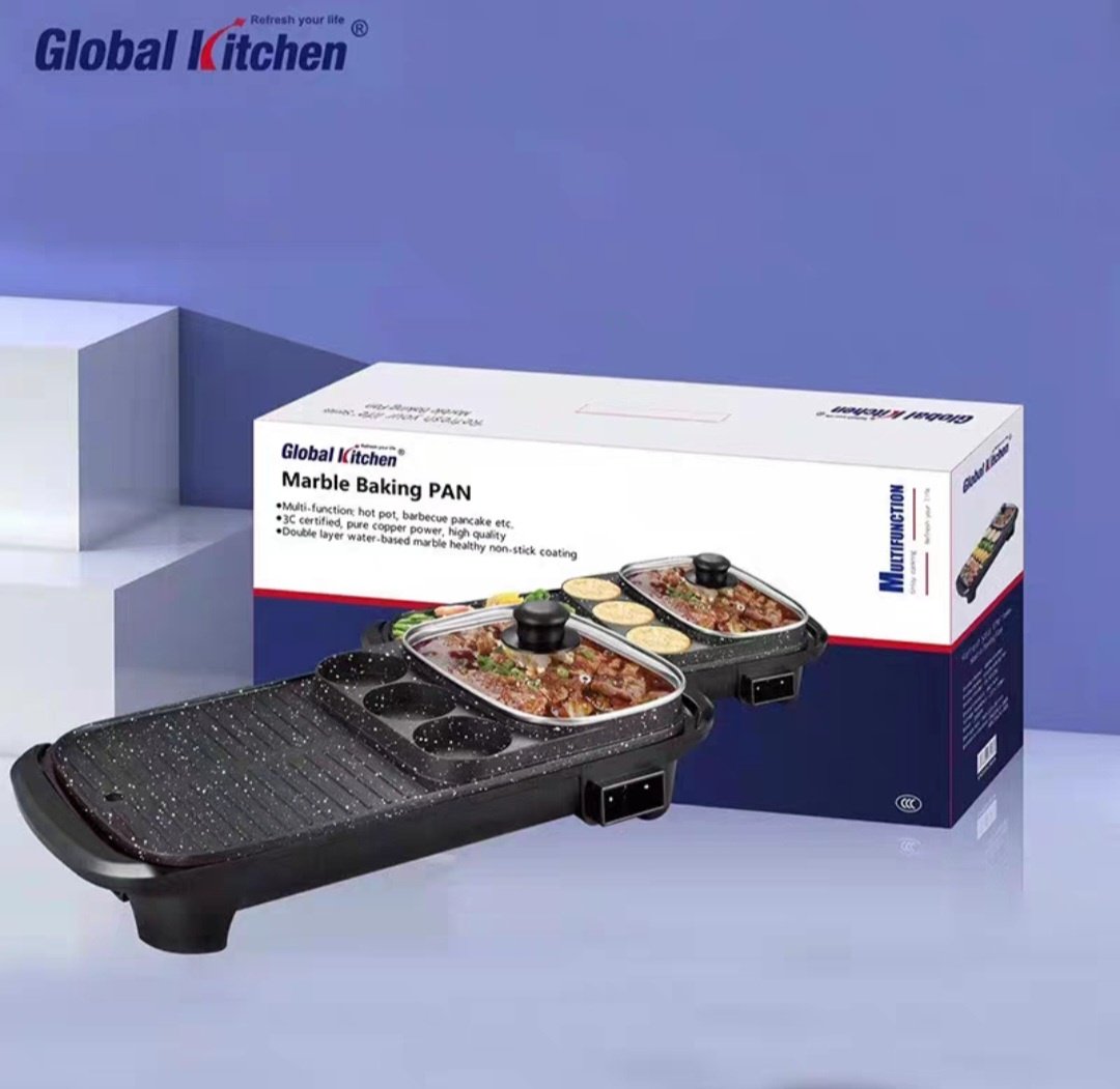 Гриль Хого Global kitchen черный