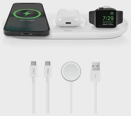 Беспроводное зарядное устройство TTEC AirCharger Trio белое