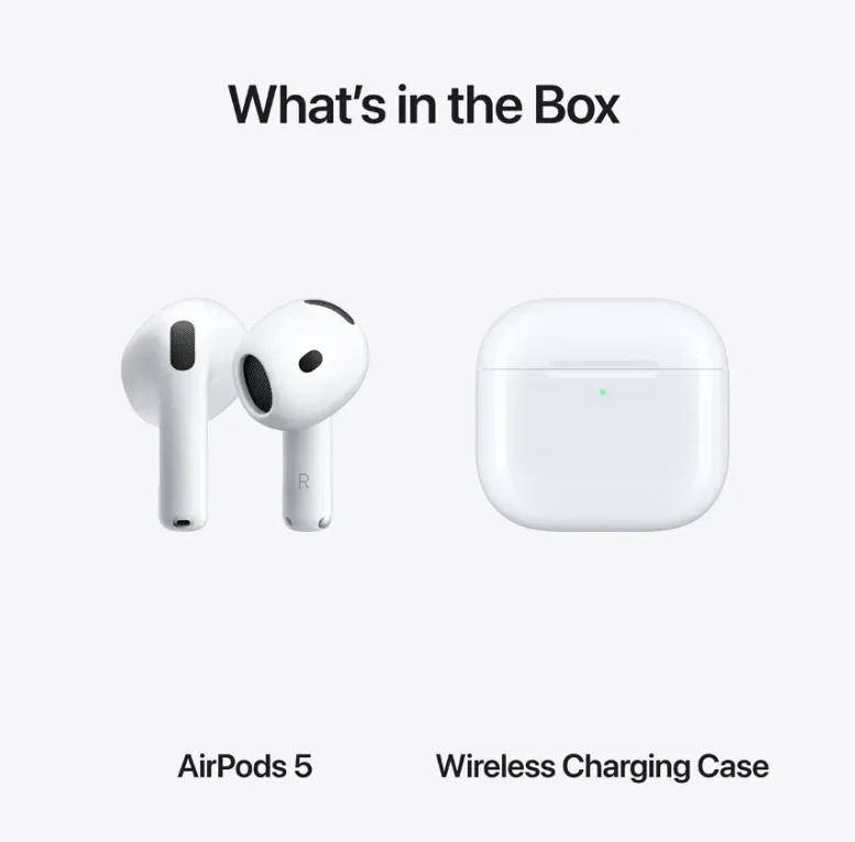 Наушники Apple AirPods 5 ANC with Wireless Charging Case MKFT4ZE/A White