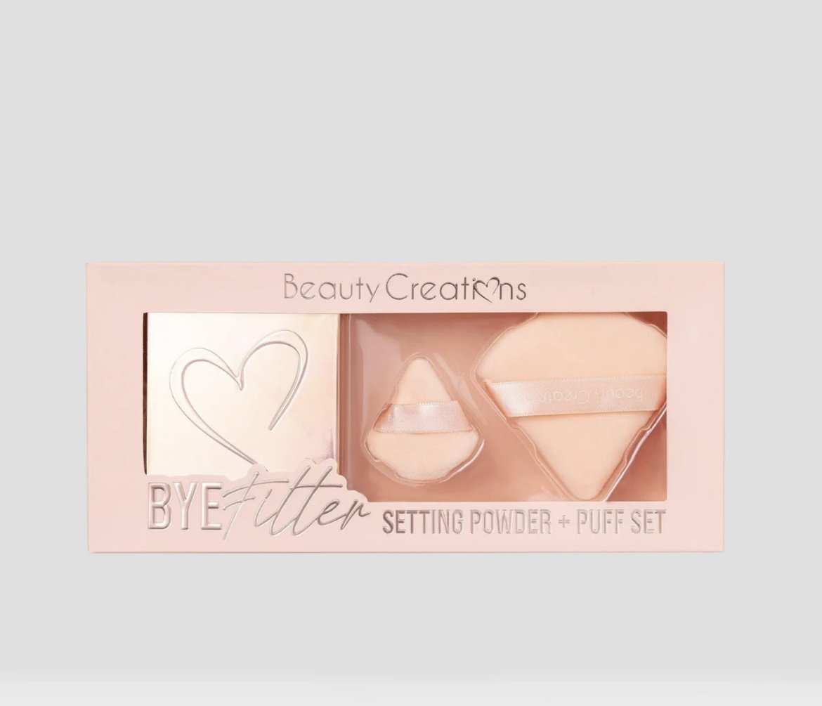 Пудра Beauty Creations Beauty Creations Набор 2 в 1 пудра и пуховки/Bye Filter Translucent + 2 Puff Puff набор декоративной косметики унисекс рассыпчатая Translucent dream полупрозрачный купить,9900