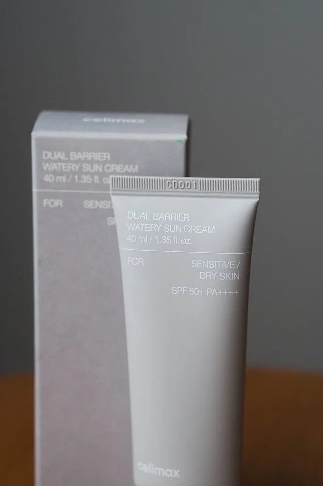 Крем Celimax Dual Barrier Watery Sun SPF50 для лица, для зоны декольте 40 мл купить,8000