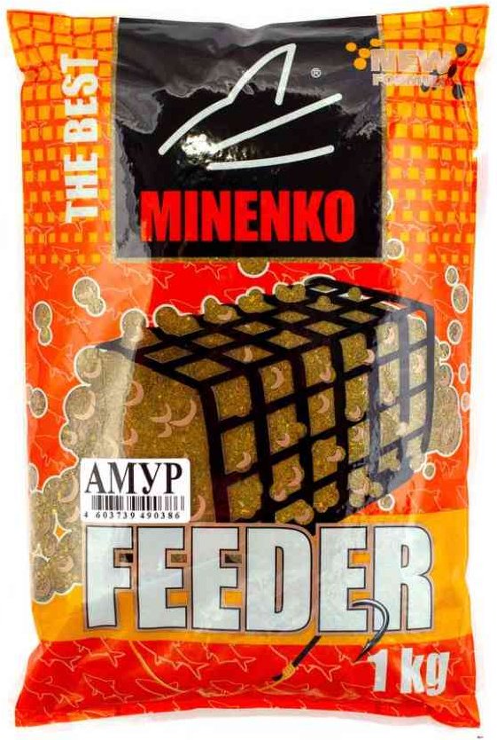 Прикормка Minenko Feeder Амур 1000гр купить,NaN