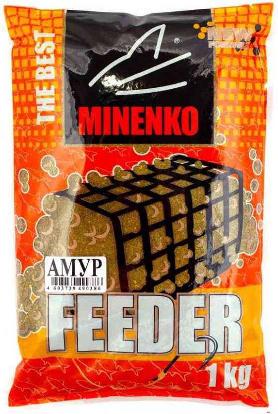 Прикормка Minenko Feeder Амур 1000гр купить,NaN
