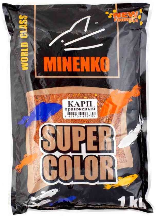 Прикормка Minenko Super Color Карп 102 1000гр купить,NaN