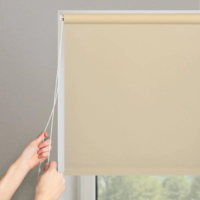 Рулонная штора Franc Gardiner Shantung 70х160см песочная