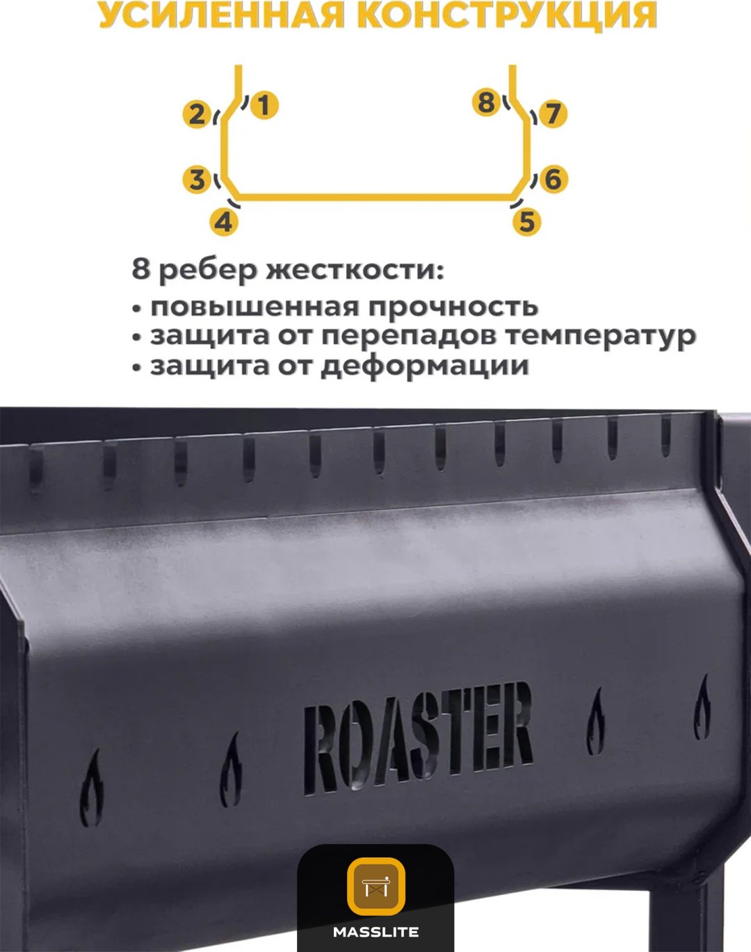 Мангал MassLite полустационарный DD-001179 купить,NaN