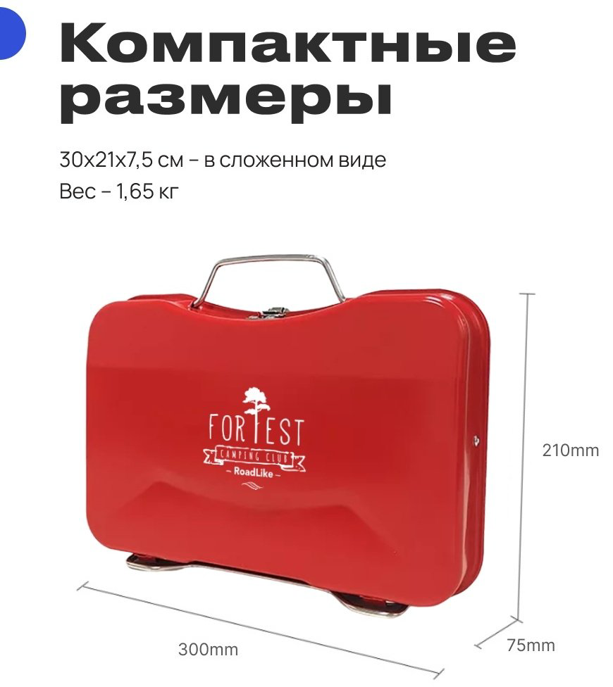 Мангал RoadLike переносной RoadLike Grill Mini купить,NaN