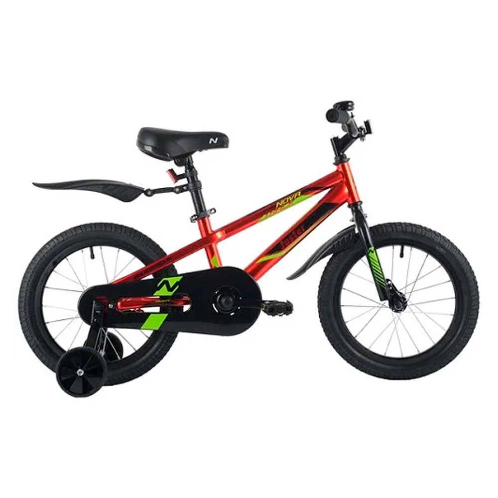 Велосипед Novatrack Juster 16 2020 черно-красный купить,NaN