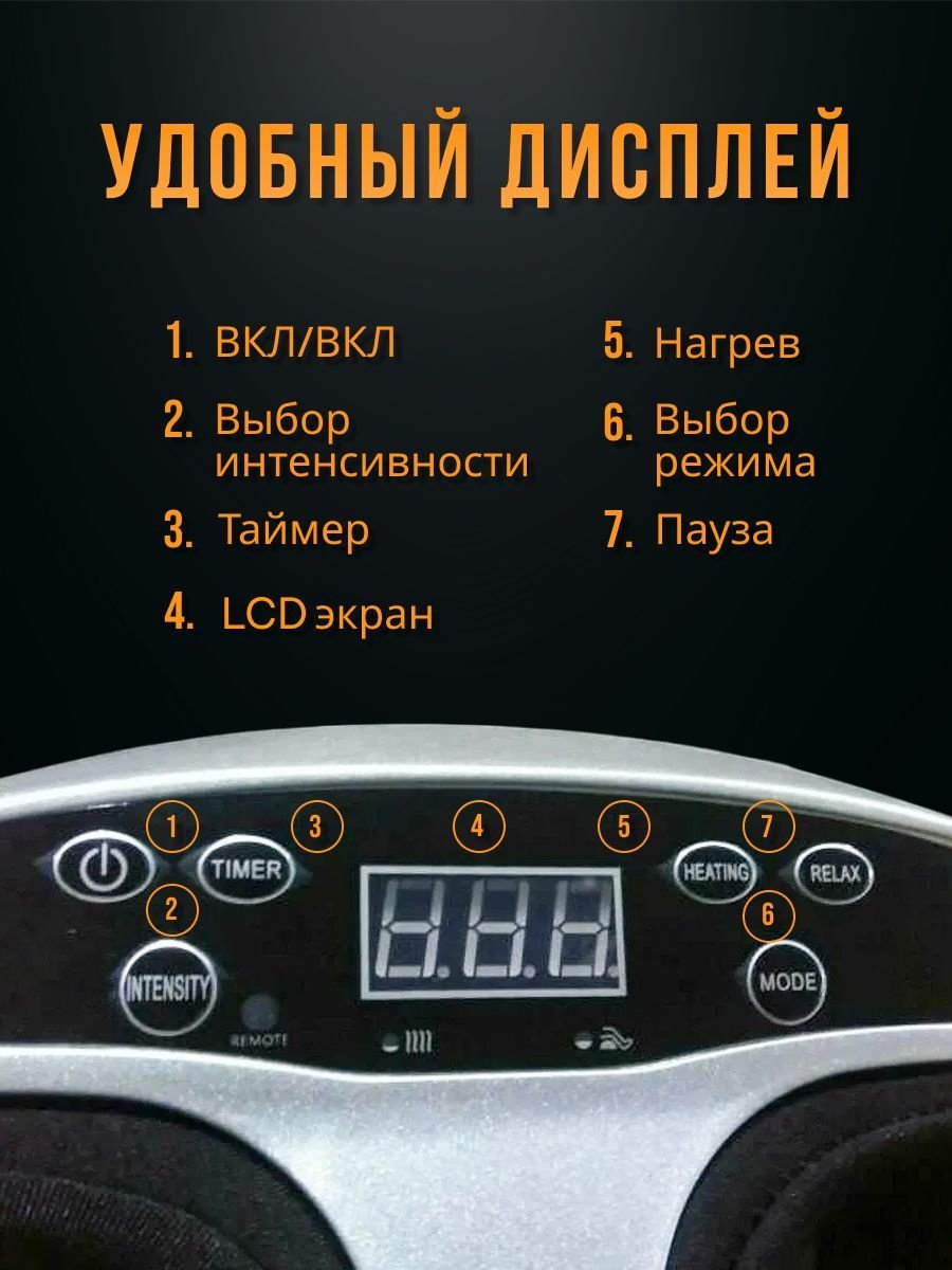Массажер H081503 white напольный вибрационный, вакуумный купить,NaN