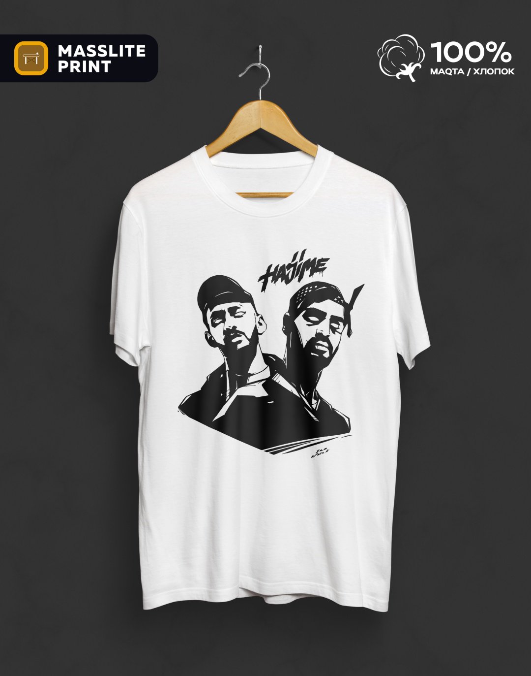 Футболка MassLite MIYAGI &amp; ANDY PANDA белый купить,NaN