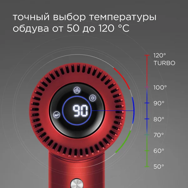 Фен Redmond HD1700 красный купить,0