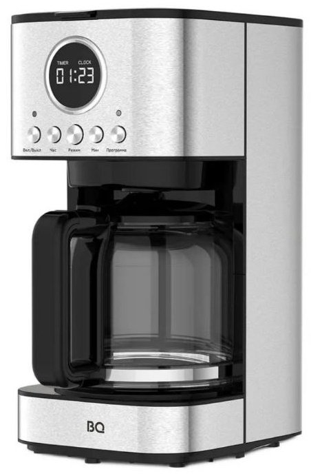 Кофеварка BQ CM1007 серебристый купить,NaN
